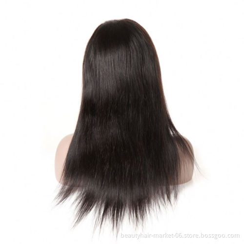 Wholesale Original Water Wave Wig With Thick Ends Full Lace Wig 100% Human Hair Brazilian Unprocessed Virgin Hair Water Wave Wig